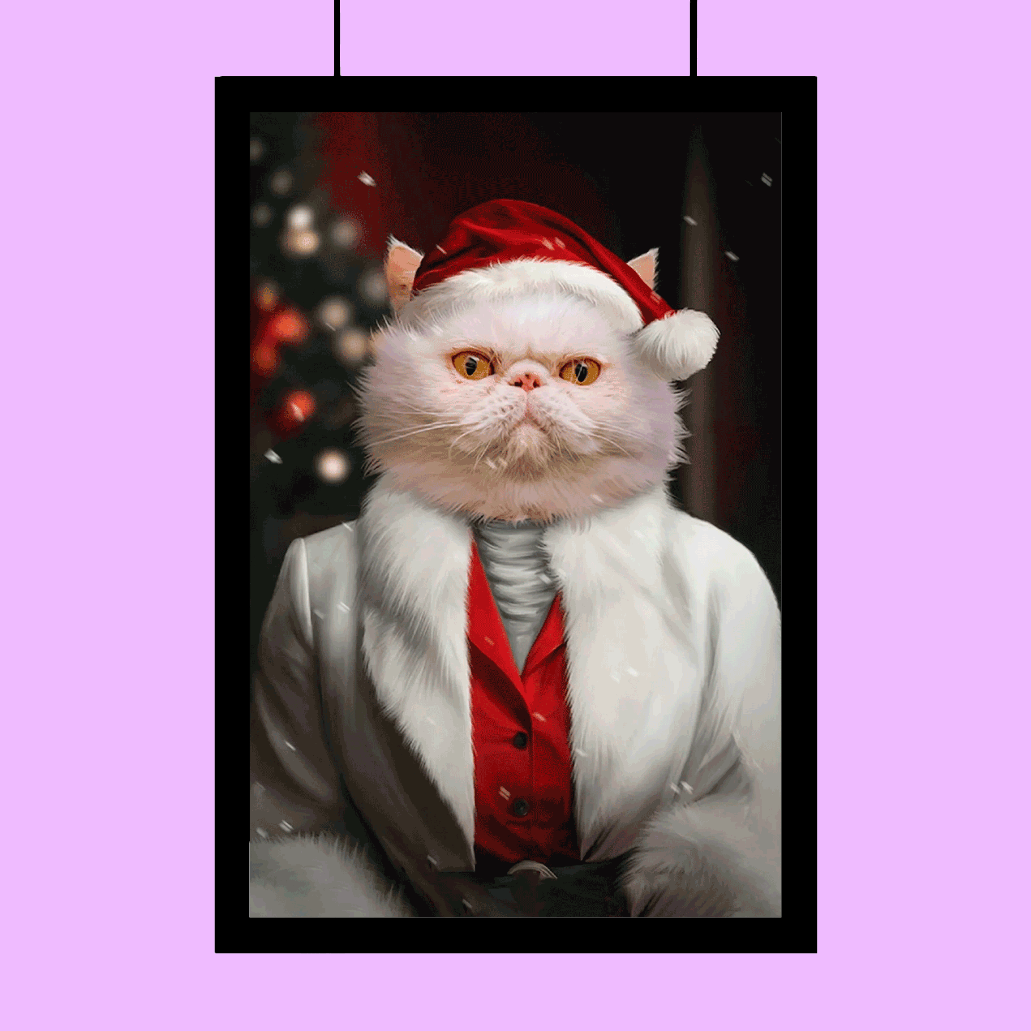 Merry Purr-mas – Festive Cat Santa Costume